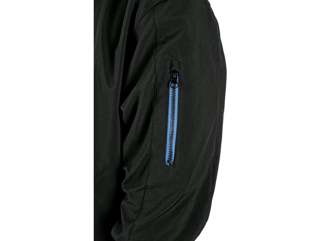 Bunda DURHAM, pánská, černo-modrá, vel. 2XL